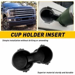 2015-2017 Ford F-150 Front Seat Dual Cup Holder Rubber Insert, Oem. Fixed Price $15.19.