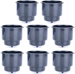 8 Pack Recessed Plastic Cup Drink Can Holder With Drain For Boat Truck Car Black. Fixed Price $22.99.