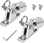 Baieasy Bimini Top Hardware, 2 Pair Deck Hinge With Quick White 7/8INCH. Fixed Price $38.99.