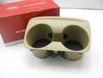 New Genuine Rear Cup Holder Camel Beige Oem For 2015-2016 Kia Sedona. Fixed Price $26.99.