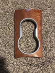 06-12 Mercedes W164 ML350 GL550 GL450 Center Console Cup Holder Wood Trim. Fixed Price $23.00.