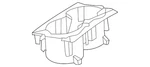 Genuine Mercedes-benz Housing Center Console 218-680-10-50-9051. Fixed Price $68.00.