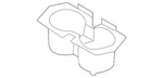 Genuine Ford 2010-2012 Fusion Milan Center Console Cup Holder AE5Z-5413562-BA. Fixed Price $60.29.