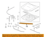 Gm Oem 04-12 Canyon,colorado Hood Exterior Trim-air Deflector 12498930. Fixed Price $60.75.