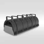 Esco 91021 Mammut Safety Locking Device Set 6 Blocks & Holder For 91005 Jack. Fixed Price $1695.00.