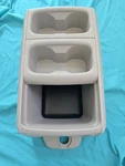 08-16 Dodge Caravan Rt Gray Center Console Cup Holder Grand. Fixed Price $129.99.