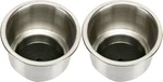 2PACK Stainless Steel Recessed Cup Drink Holder With Drain Boat Marine Rv Camper. Fixed Price $18.99.