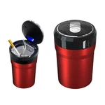 Car Ashtray With Lid, Easy Clean Up Detachable Smokeless Led Blu.... Fixed Price $18.66.