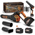 Maxpeedingrods 650 Cfm Cordless Leaf Blower 160 Mph 2 Battery 4500MAH Brushless. Fixed Price $63.99.