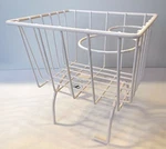 West Coast Metric Wire Cup Holder & Basket For Vw Bug Beetle 1949-1979 White. Fixed Price $61.95.
