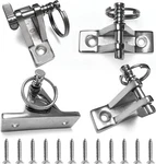 4 Pack Bimini Top Deck Hinge With Pin And Ring 316 Stainless Steel. Fixed Price $19.90.
