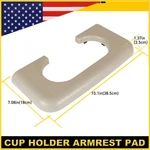 1X Beige Center Console Cup Holder Armrest Pad Ford F250 F350 F450 1999-2010. Fixed Price $22.98.