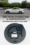 Oem Mercedes-benz CLS63 Amg Emergency Tire Repair Kit Trunk Organizer W219. Fixed Price $95.00.