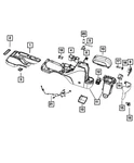 Genuine Mopar Console Mat 68091804AA. Fixed Price $35.65.