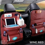 Car Seat Organiser With Tray Table - 5 Colours High Quality Pu Leather. Fixed Price $25.83.