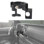 Black Cup Holder Phone Mount Trim For Jeep Wrangler Jl Jt 2018-2023 Accessories. Fixed Price $17.99.