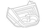 Genuine Nissan Center Console 68922-1PA0A. Fixed Price $208.41.