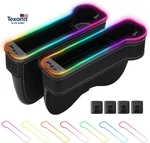 Led Car Gap Filler Organizer Console Side Storage Box Between Seats With Cu. Fixed Price $65.86.