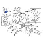 Ford F-250 Super Duty 2011-2016 BC3Z7813562AA Front Console Cup Holder. Fixed Price $101.77.