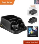 Car Console Organizer, Seat With 2 Adjustable Cup Holders, 3 La.... Fixed Price $49.77.