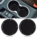 Suncaraccl Cup Holder Coaster, 2 Pack Universal Bling Vehicle Black. Fixed Price $7.70.
