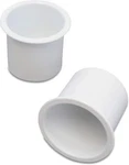 2 Very Small Cup Holder Plastic Pocket Recessed Insert Universal For Boat Rv Car. Fixed Price $13.99.