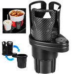 360 Rotating Car Dual Cup Holder Drink Bottle Adapter Expander Organizer Phone. Fixed Price $7.59.