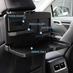 Car Back Seat Folding Table Universal Drink-food Cup Tray Auto Stand Desk Holder. Fixed Price $19.52.