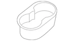 Genuine Volkswagen Cup Holder 7P6-885-995-95T. Fixed Price $22.88.
