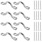 Bowkin 8PCS M5 Pad Eye Straps Stainless Steel Kayak Deck Loops Tie Down With.... Fixed Price $8.46.