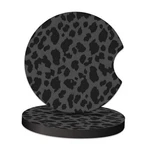 Karreal Pcs Car Cup Coasters Universal Non-slip 2.75 Inch Black Leopard Print. Fixed Price $22.78.