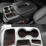 Auovo 27PCS Decor Mats For Chevy Silverado 1500/GMC Sierra 2019-2026 Red. Fixed Price $27.99.