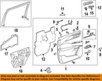 Gm Oem 15-20 Esv,escalade Rear Door Interior Trim-cup Holder 23101615. Fixed Price $30.06.