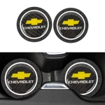 4PCS Universal Chevrolet Silicone Carbon Fiber Cup Holder Pad Mat Anti-slip. Fixed Price $20.00.