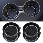 Amooca Car Cup Coaster Universal Non-slip Holders Bling 4 Pack Black. Fixed Price $14.50.