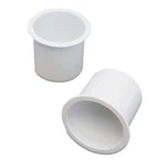 2 Very Small Cup Holder Plastic Pocket Recessed Insert Universal For White. Fixed Price $15.62.