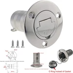 1-1/2' Marine Fuel Filler Keyless Cap Stainless Steel Boat Deck 38MM. Fixed Price $45.49.