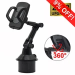 Universal Car Cup Holder Mount Phone Truck & Suv For 4" - 7" Cell. Fixed Price $10.49.
