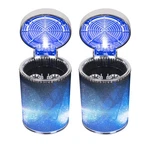 Eing Car Ashtray Portable Smoke Cup Holder Home 6.3*2.8 Inches, Clear. Fixed Price $31.23.