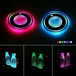 7 Colors Led Car Cup Bottle Holder Mat Coaster Pad Atmosphere Lights Decor. Fixed Price $10.55.