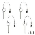 Quick Release Pin, Diameter 1/4"(6.3MM), Total Length X 3", 4PCS. Fixed Price $23.74.