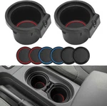 Auovo 2 Pcs Cup Holder Inserts+ 6 Liners Coasters. Fixed Price $16.90.