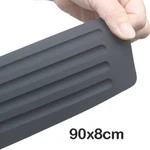 Universal Rear Guard Bumper Protector Trim Cover Sill Trunk Scuff Plate Rubbe. Fixed Price $33.14.