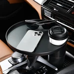 360 Rotating Car Desk Tray & Cup Holders, Universal Food Table For Eating Lap. Fixed Price $64.99.
