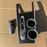 2013-2016 Nissan Pathfinder Shifter Bezel Trim Cup Holder Black Silver Knob 4X4. Fixed Price $40.00.