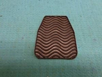 Saab 9-3 03 04 05 06 Center Console Cup Holder Rubber Mat Liner. Fixed Price $14.94.