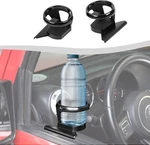 2PC Left & Right Front Door Water Cup Bracket Holder For Jeep Wrangler Jk 11-18. Fixed Price $40.99.