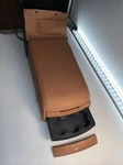 07 Maserati Quattroporte M139 Rear Center Console Armrest Cup Holder Stays Open. Fixed Price $50.00.