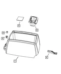 Genuine Mopar Console Mounted Cup-holder 1JC93DK5AA. Fixed Price $8.03.