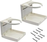Adjustable Folding Drink Cup Holder Marine Boat Caravan Truck Rv White. Fixed Price $17.78.
